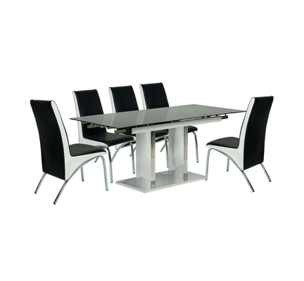 Bàn ghế ăn khung thép