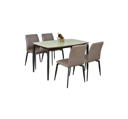 Bàn ghế ăn khung thép