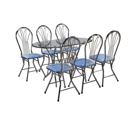 Bàn ăn khung thép