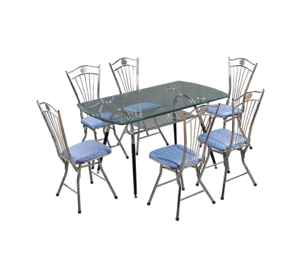 Bàn ăn khung thép