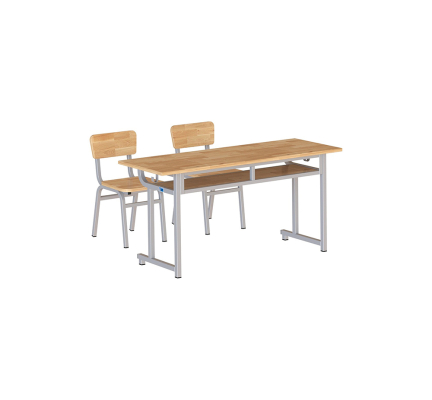 Bàn học sinh gỗ tự nhiên